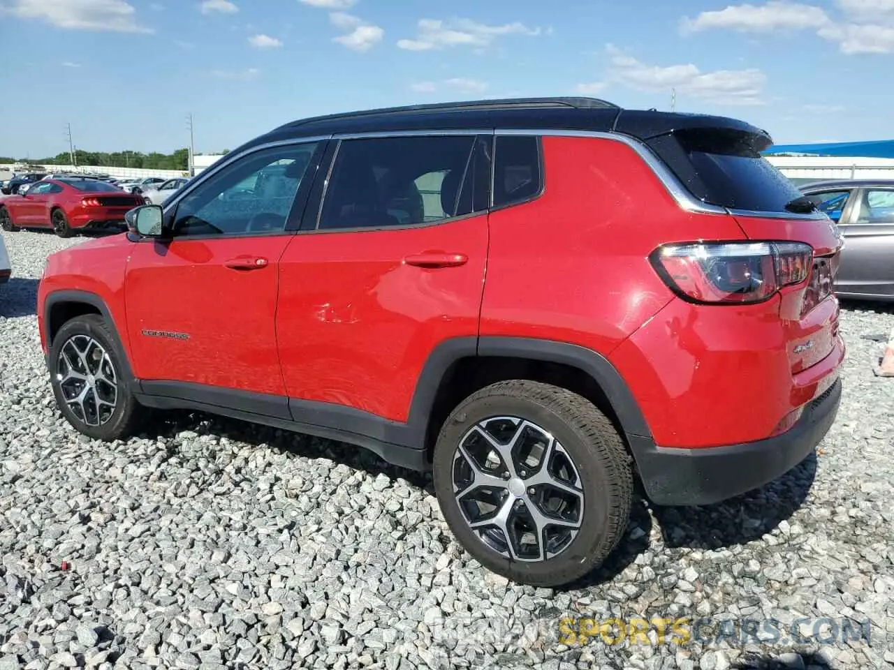 2 fotografías del automóvil dañado 3C4NJDCN8RT609113 JEEP COMPASS 2024
