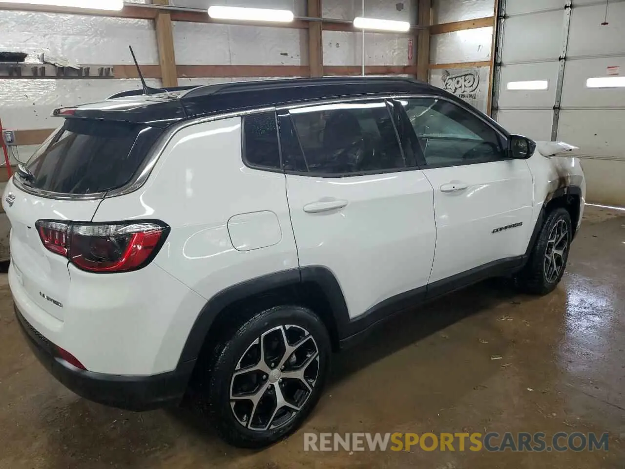 3 fotografías del automóvil dañado 3C4NJDCN9RT100549 JEEP COMPASS 2024
