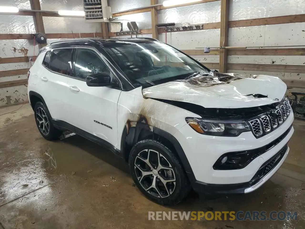 4 fotografías del automóvil dañado 3C4NJDCN9RT100549 JEEP COMPASS 2024