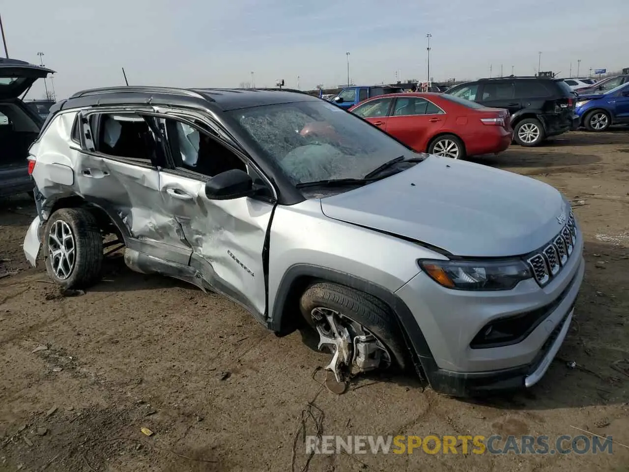 4 fotografías del automóvil dañado 3C4NJDCN9RT107193 JEEP COMPASS 2024