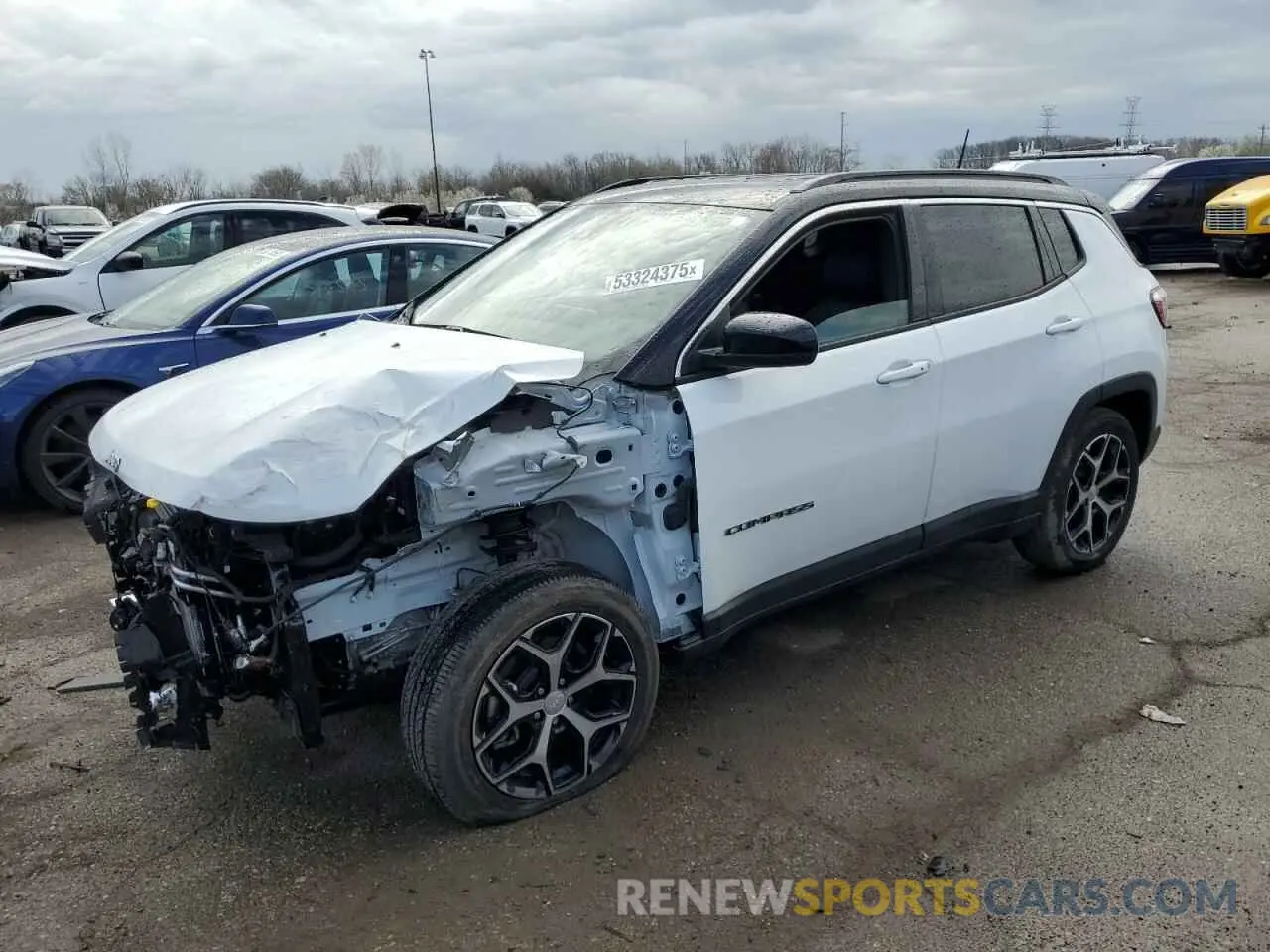1 fotografías del automóvil dañado 3C4NJDCN9RT136273 JEEP COMPASS 2024