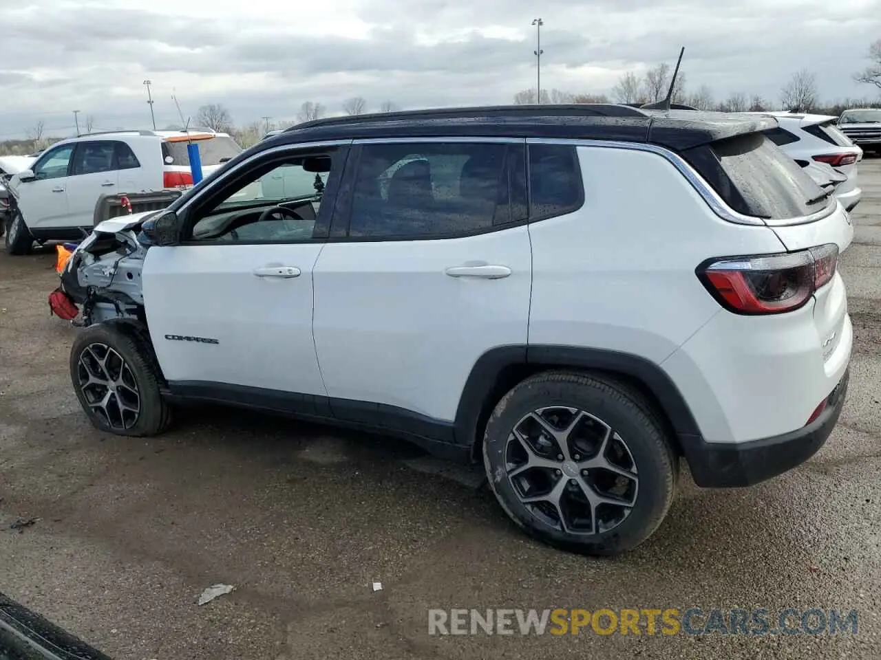 2 fotografías del automóvil dañado 3C4NJDCN9RT136273 JEEP COMPASS 2024