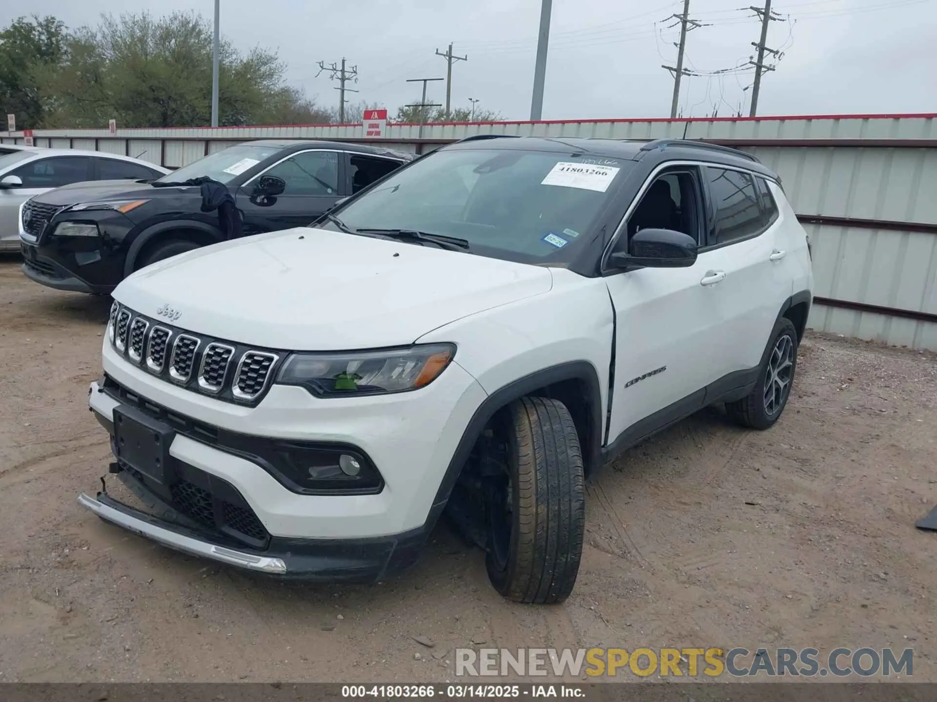 2 fotografías del automóvil dañado 3C4NJDCNXRT125346 JEEP COMPASS 2024