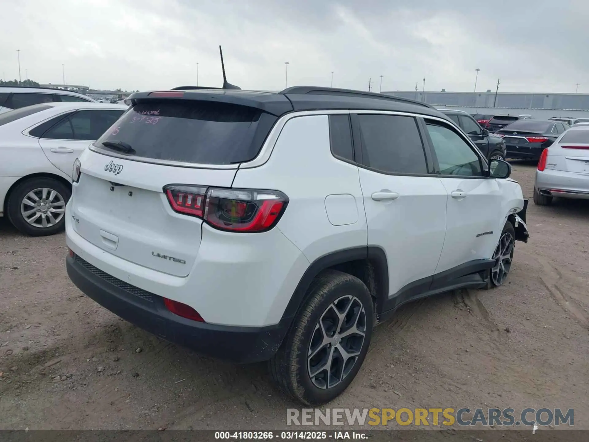 4 fotografías del automóvil dañado 3C4NJDCNXRT125346 JEEP COMPASS 2024