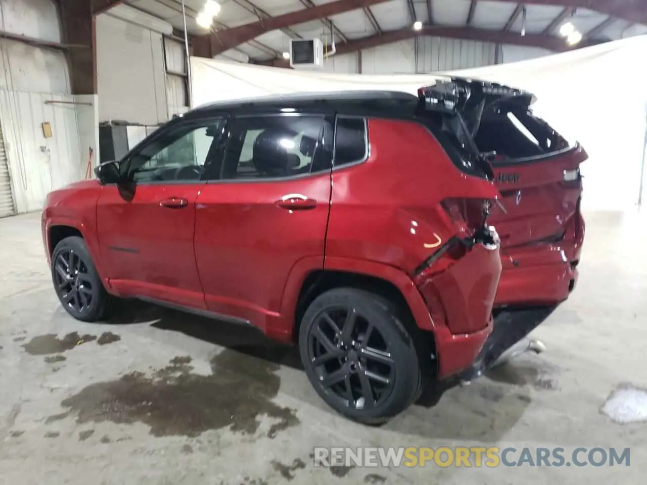 2 fotografías del automóvil dañado 3C4NJDCNXRT160209 JEEP COMPASS 2024