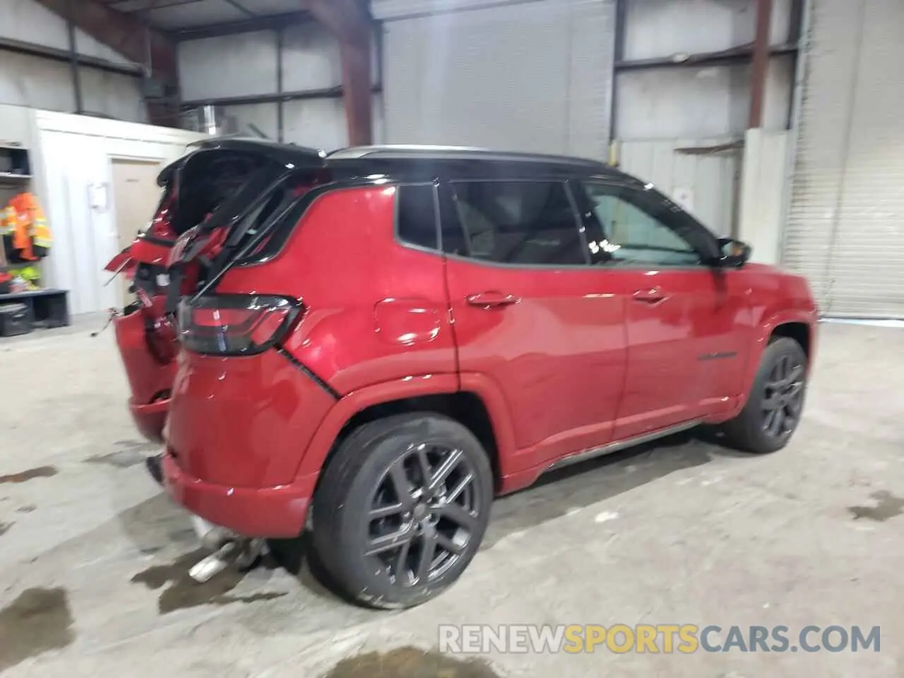 3 fotografías del automóvil dañado 3C4NJDCNXRT160209 JEEP COMPASS 2024