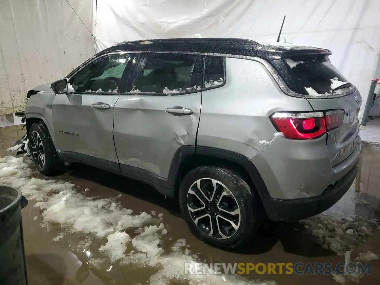 2 fotografías del automóvil dañado 3C4NJDCNXRT586403 JEEP COMPASS 2024