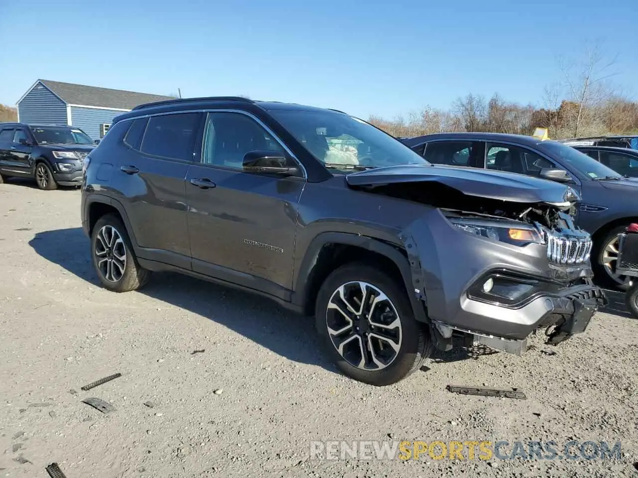 4 fotografías del automóvil dañado 3C4NJDCNXRT601210 JEEP COMPASS 2024