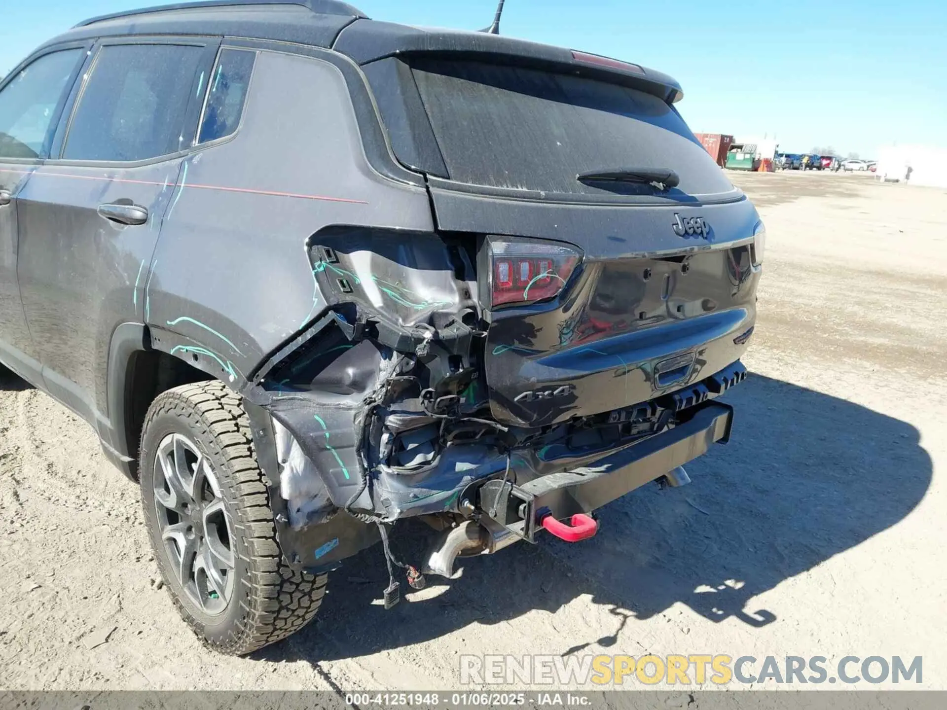 6 fotografías del automóvil dañado 3C4NJDDN4RT135384 JEEP COMPASS 2024