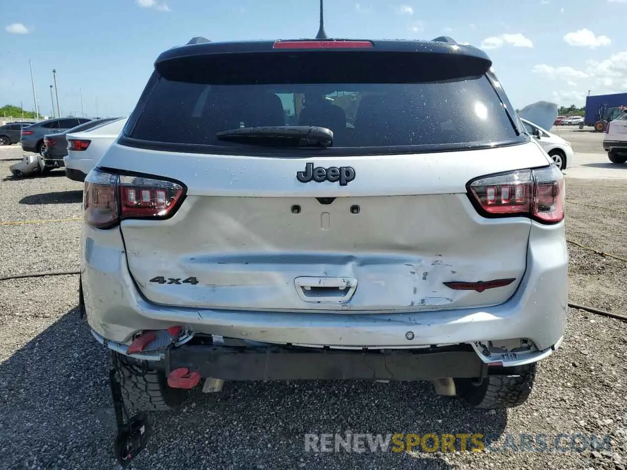 6 fotografías del automóvil dañado 3C4NJDDN4RT149558 JEEP COMPASS 2024