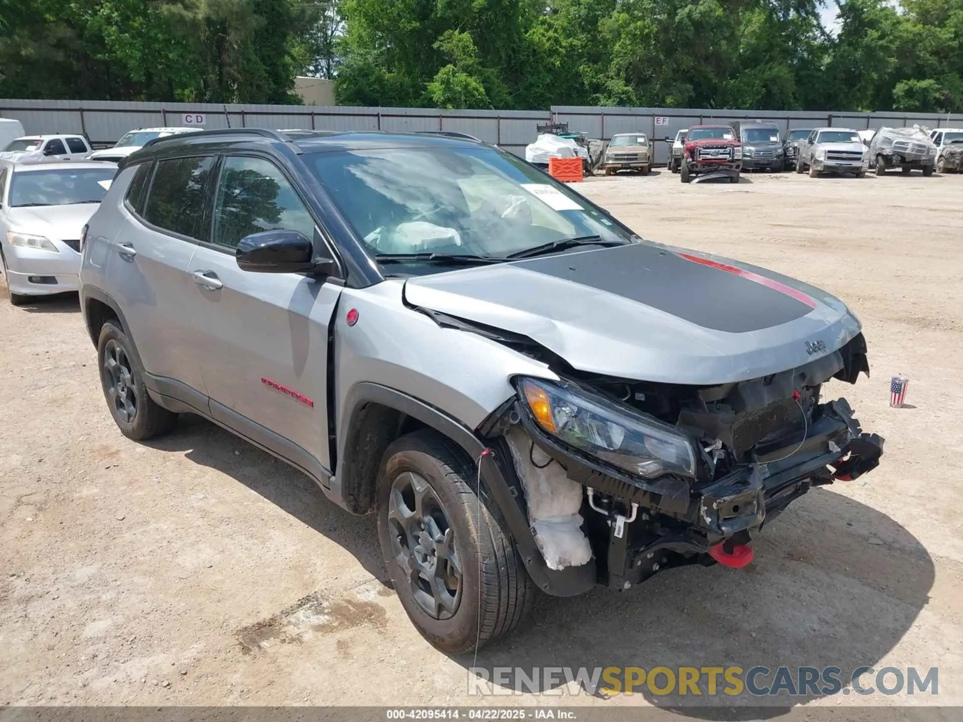 1 fotografías del automóvil dañado 3C4NJDDN8RT596877 JEEP COMPASS 2024