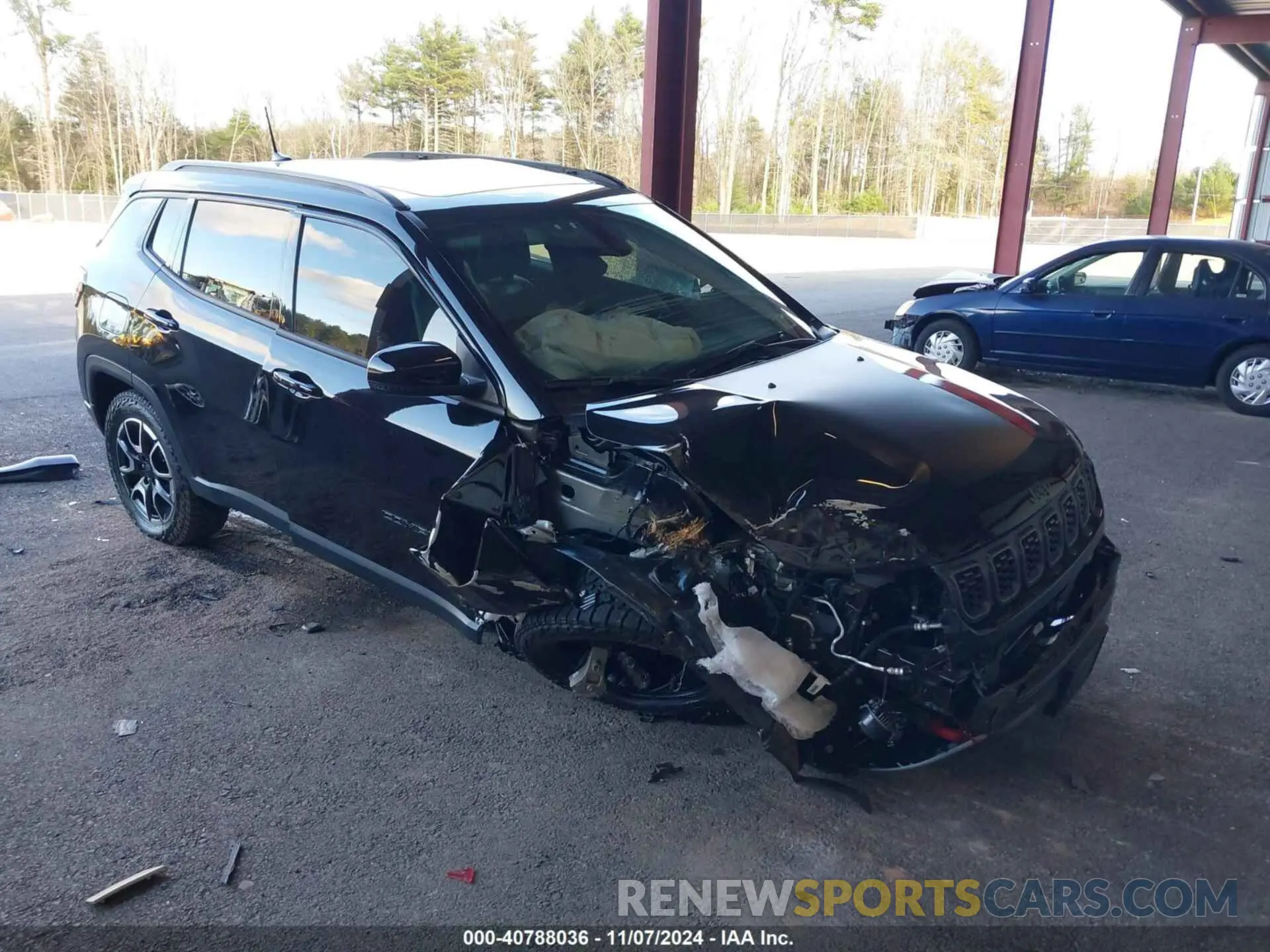 1 fotografías del automóvil dañado 3C4NJDDN9RT155338 JEEP COMPASS 2024