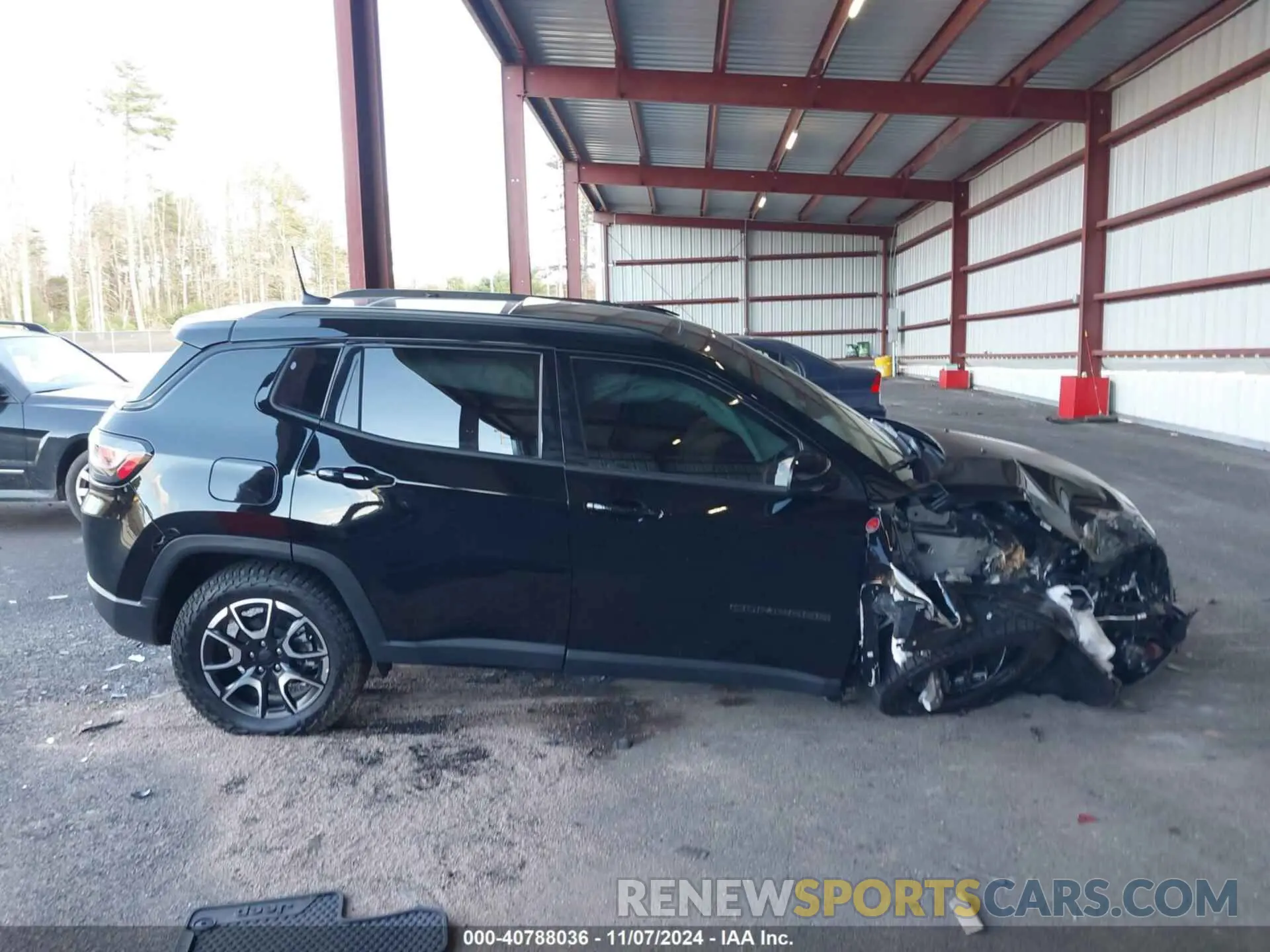 14 fotografías del automóvil dañado 3C4NJDDN9RT155338 JEEP COMPASS 2024