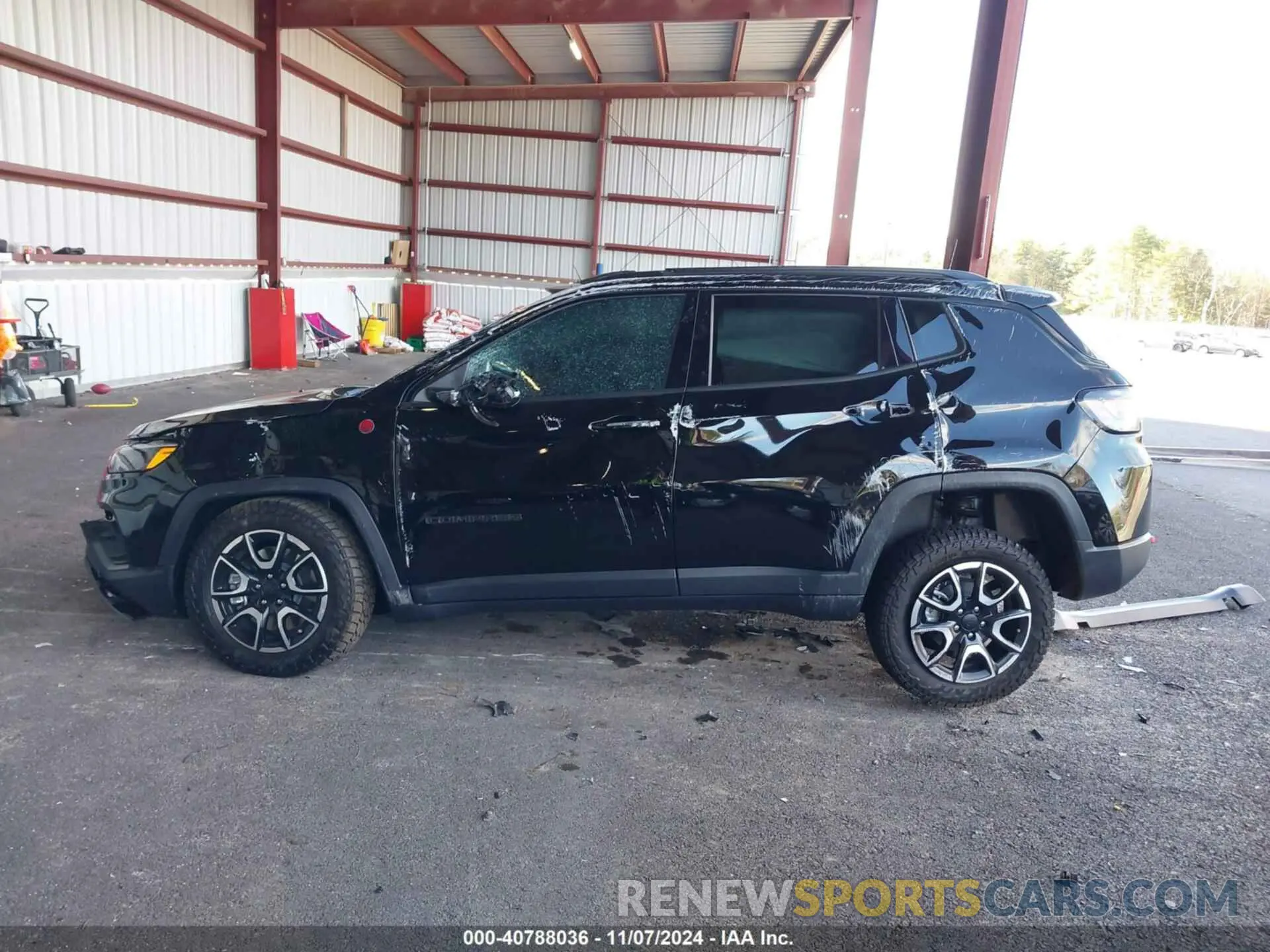 15 fotografías del automóvil dañado 3C4NJDDN9RT155338 JEEP COMPASS 2024