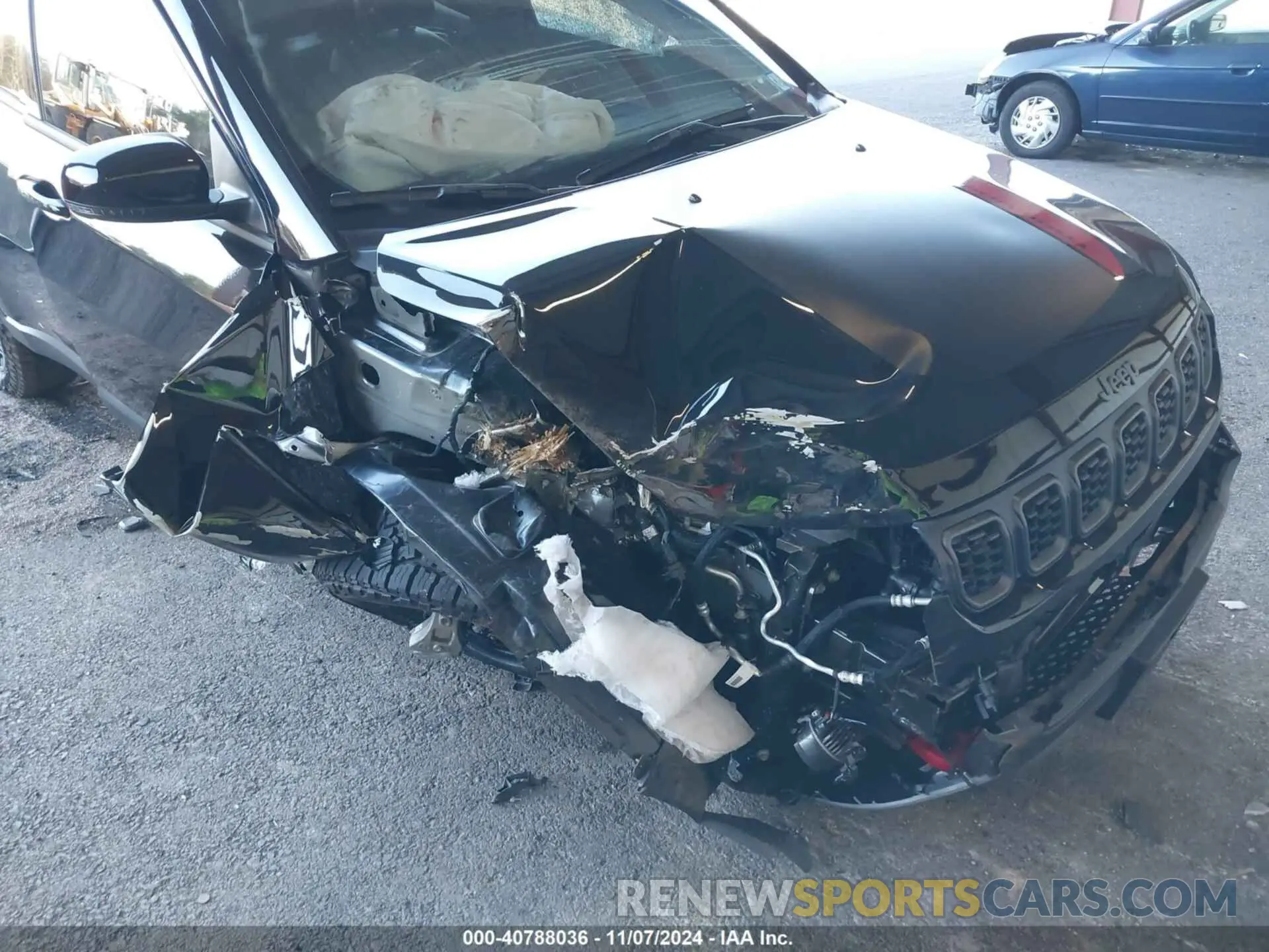 6 fotografías del automóvil dañado 3C4NJDDN9RT155338 JEEP COMPASS 2024