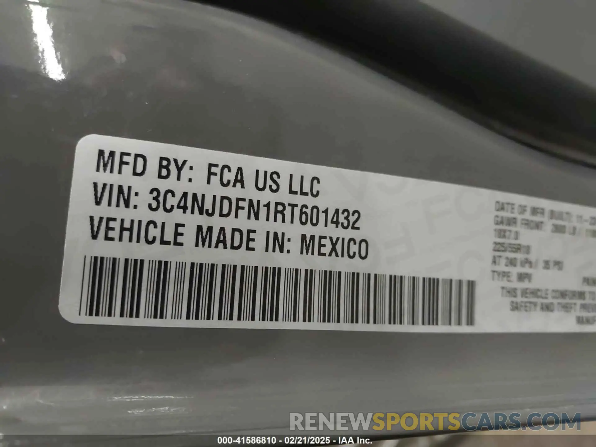 9 fotografías del automóvil dañado 3C4NJDFN1RT601432 JEEP COMPASS 2024