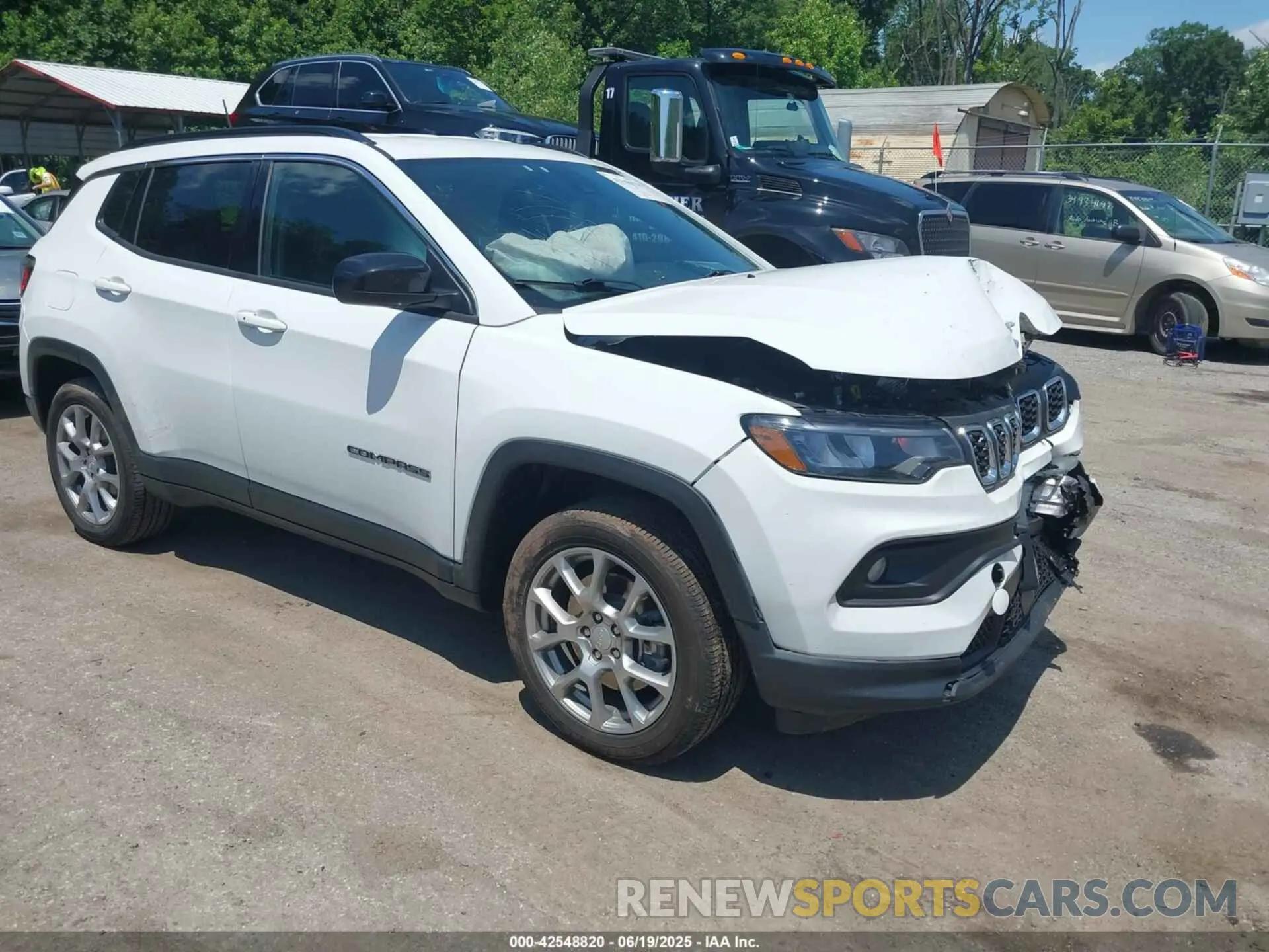 1 fotografías del automóvil dañado 3C4NJDFN8RT142657 JEEP COMPASS 2024