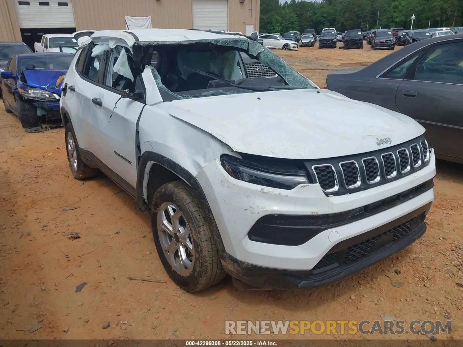 1 fotografías del automóvil dañado 3C4NJDAN1ST427522 JEEP COMPASS 2025