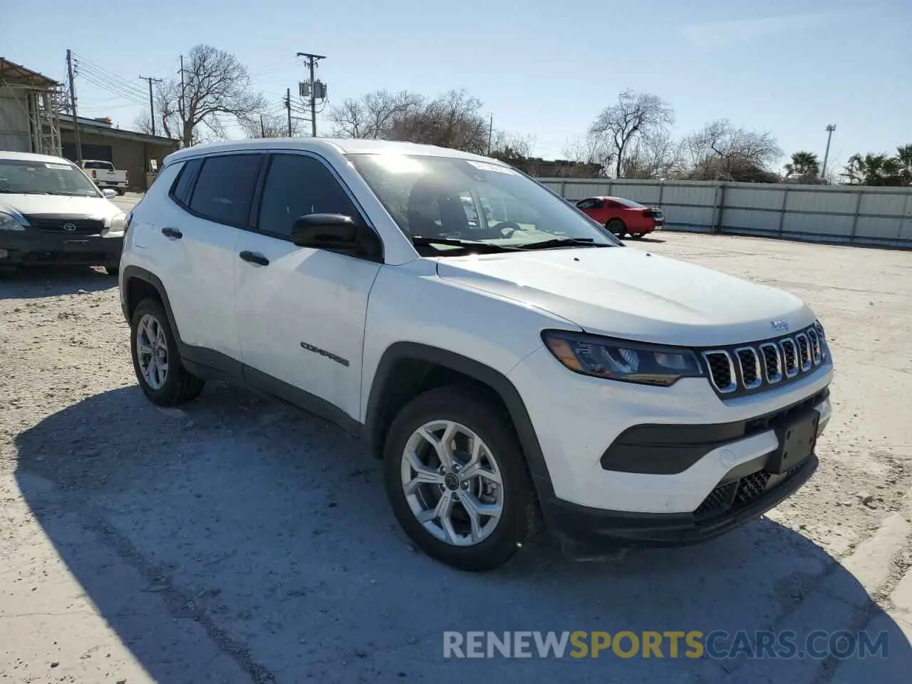 4 fotografías del automóvil dañado 3C4NJDAN3ST515939 JEEP COMPASS 2025