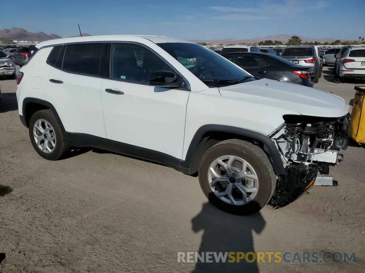 4 fotografías del automóvil dañado 3C4NJDAN9ST508851 JEEP COMPASS 2025