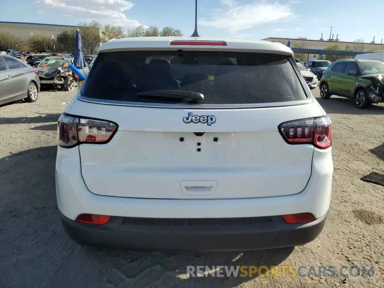 6 fotografías del automóvil dañado 3C4NJDAN9ST508851 JEEP COMPASS 2025