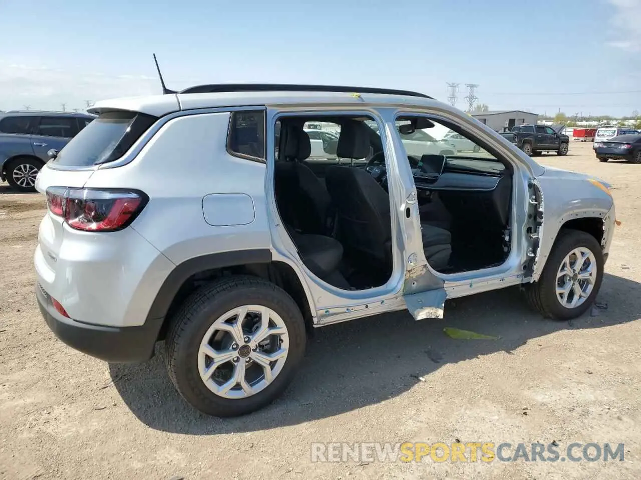 3 fotografías del automóvil dañado 3C4NJDBN1ST566404 JEEP COMPASS 2025