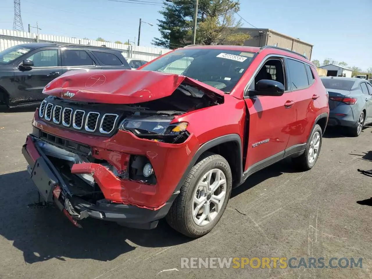 1 fotografías del automóvil dañado 3C4NJDBN4ST569877 JEEP COMPASS 2025