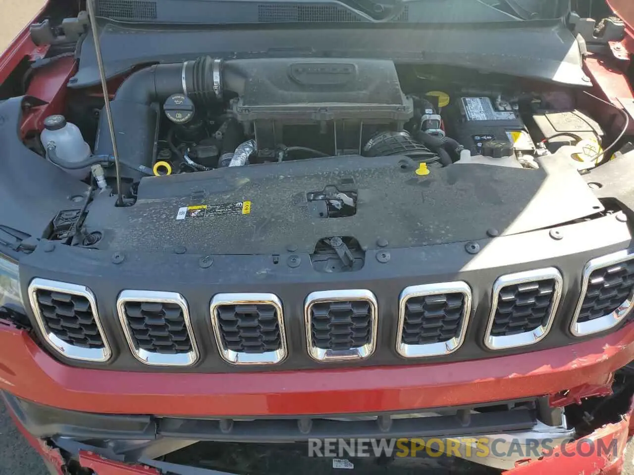 12 fotografías del automóvil dañado 3C4NJDBN4ST569877 JEEP COMPASS 2025