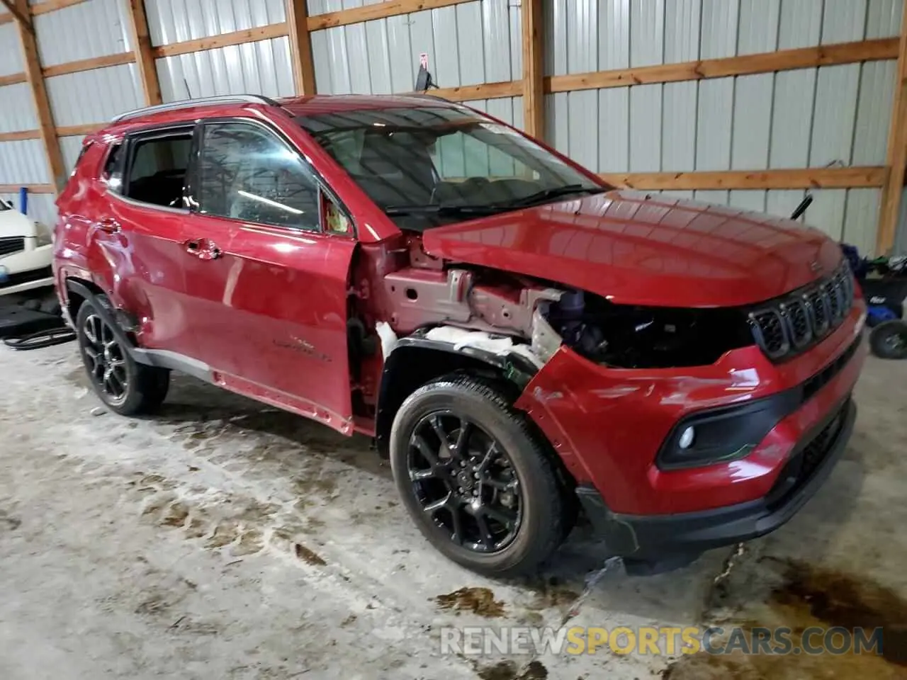4 fotografías del automóvil dañado 3C4NJDBN6ST504402 JEEP COMPASS 2025