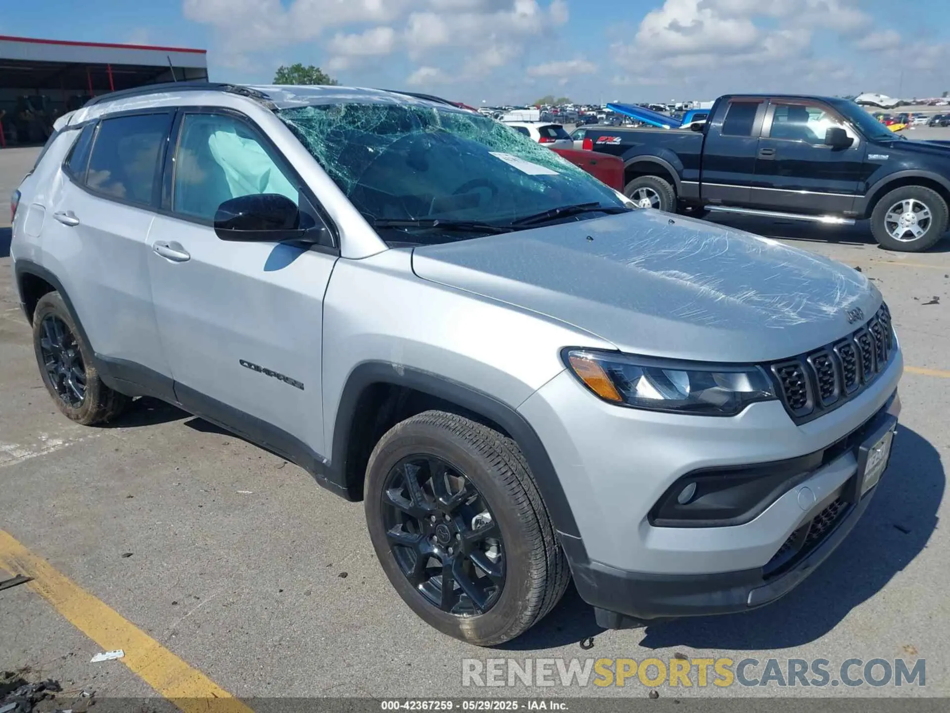 1 fotografías del automóvil dañado 3C4NJDBN8ST541659 JEEP COMPASS 2025
