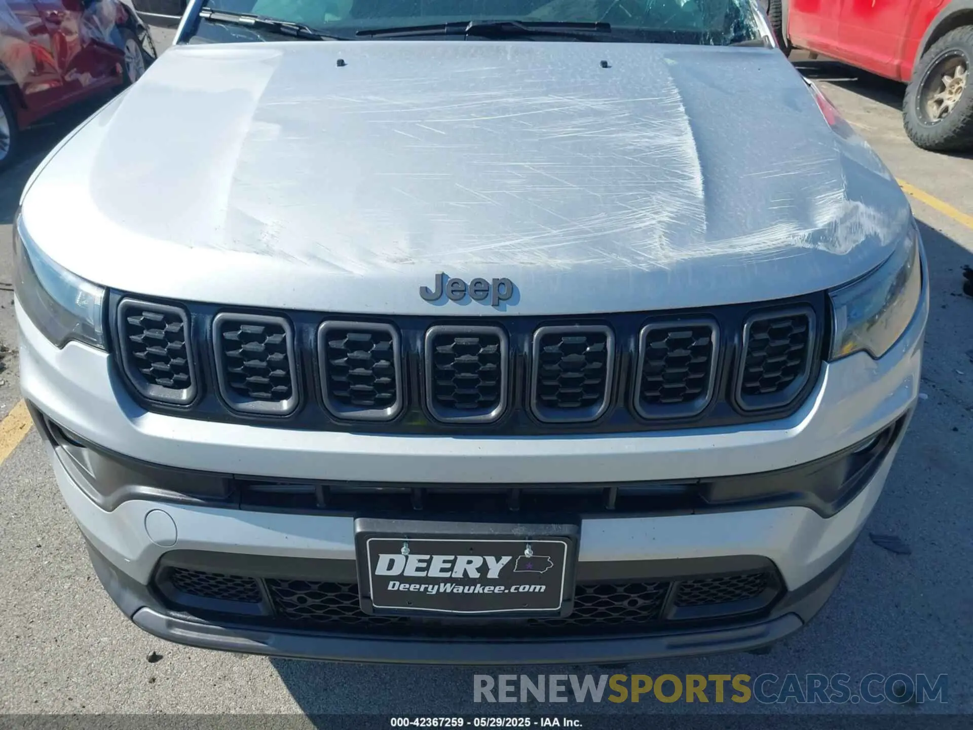 12 fotografías del automóvil dañado 3C4NJDBN8ST541659 JEEP COMPASS 2025