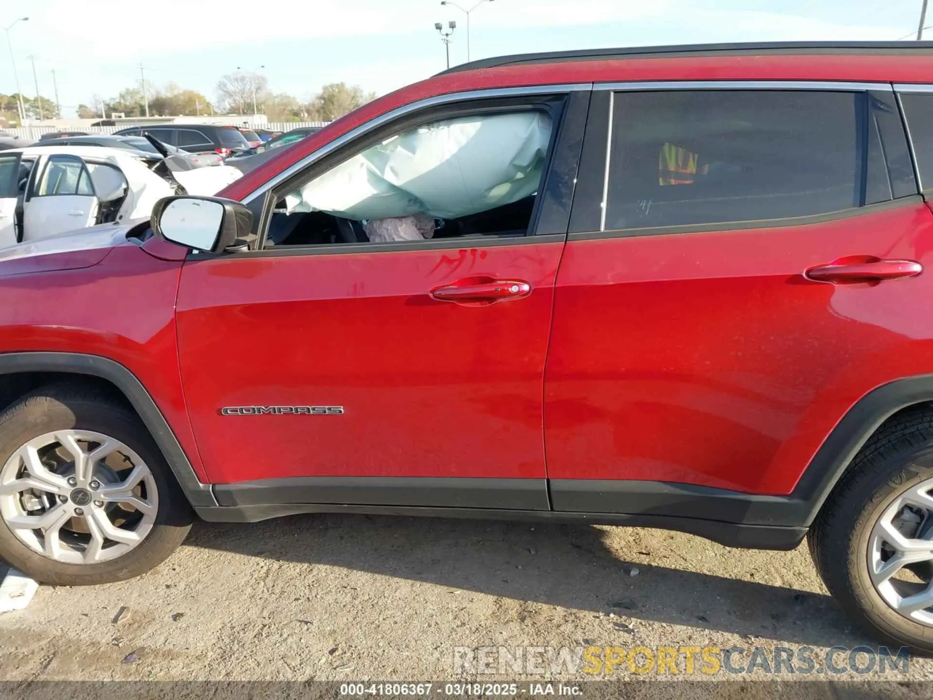 15 fotografías del automóvil dañado 3C4NJDBN9ST553240 JEEP COMPASS 2025