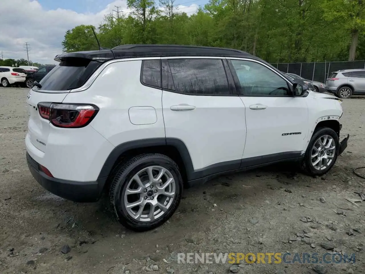 3 fotografías del automóvil dañado 3C4NJDCN0ST512896 JEEP COMPASS 2025