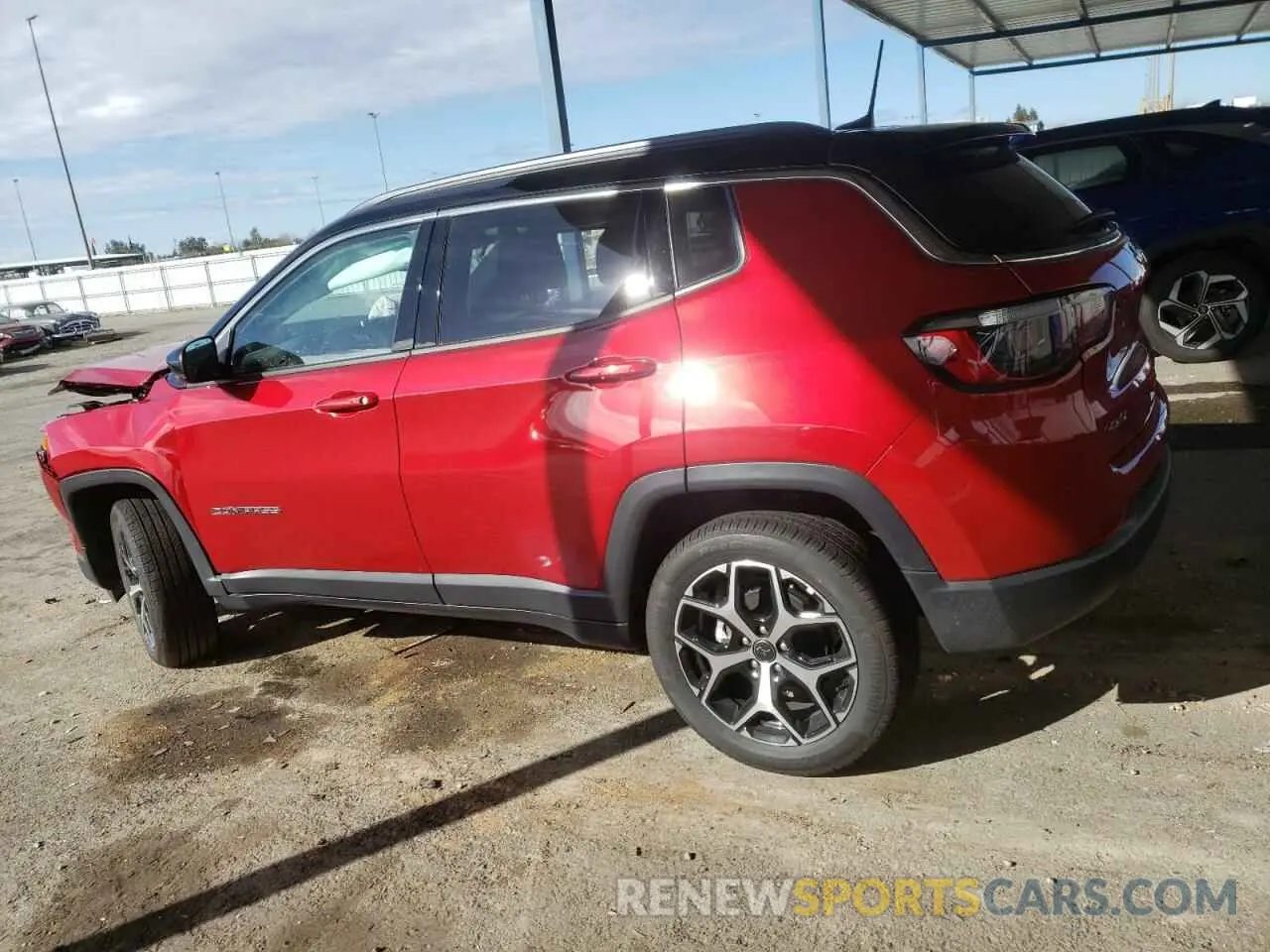 2 fotografías del automóvil dañado 3C4NJDCN0ST550516 JEEP COMPASS 2025
