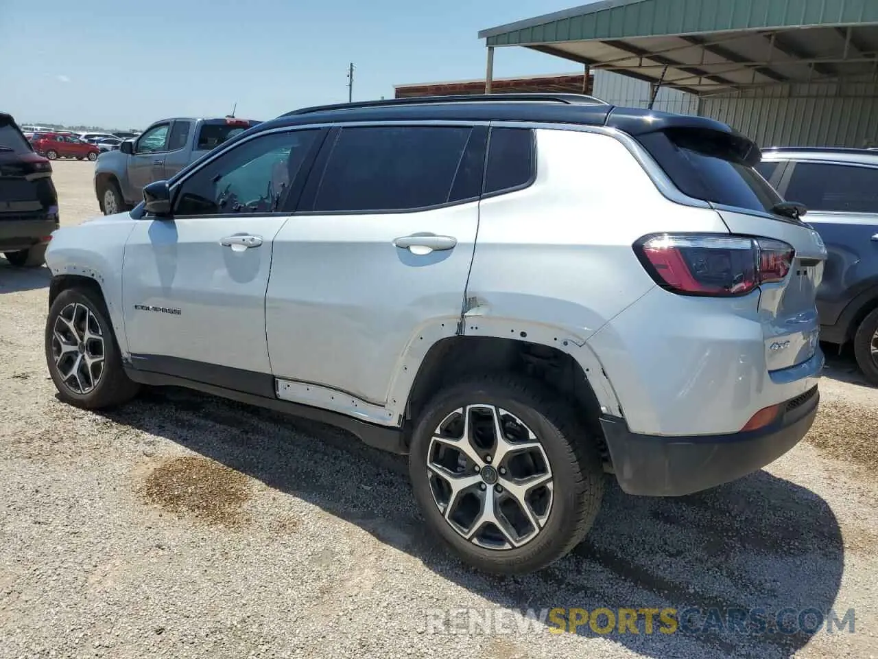 2 fotografías del automóvil dañado 3C4NJDCN2ST509949 JEEP COMPASS 2025