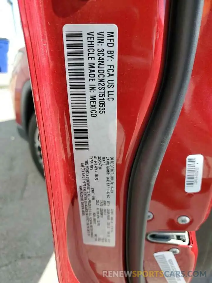 13 fotografías del automóvil dañado 3C4NJDCN2ST510535 JEEP COMPASS 2025