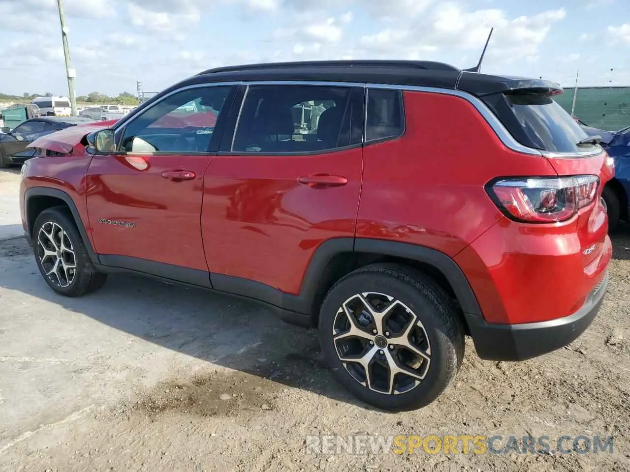 2 fotografías del automóvil dañado 3C4NJDCN2ST521728 JEEP COMPASS 2025