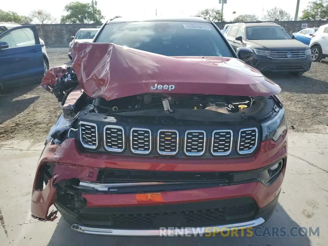 5 fotografías del automóvil dañado 3C4NJDCN2ST521728 JEEP COMPASS 2025