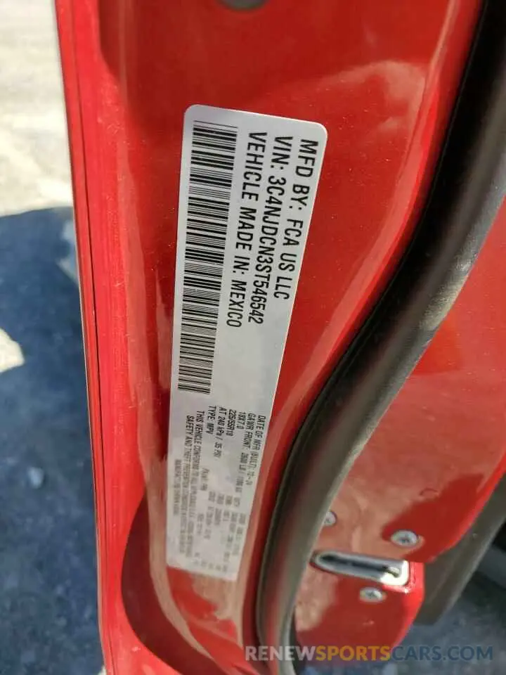 13 fotografías del automóvil dañado 3C4NJDCN3ST546542 JEEP COMPASS 2025