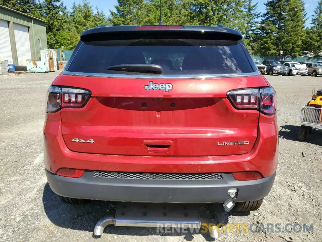 6 fotografías del automóvil dañado 3C4NJDCN3ST546542 JEEP COMPASS 2025