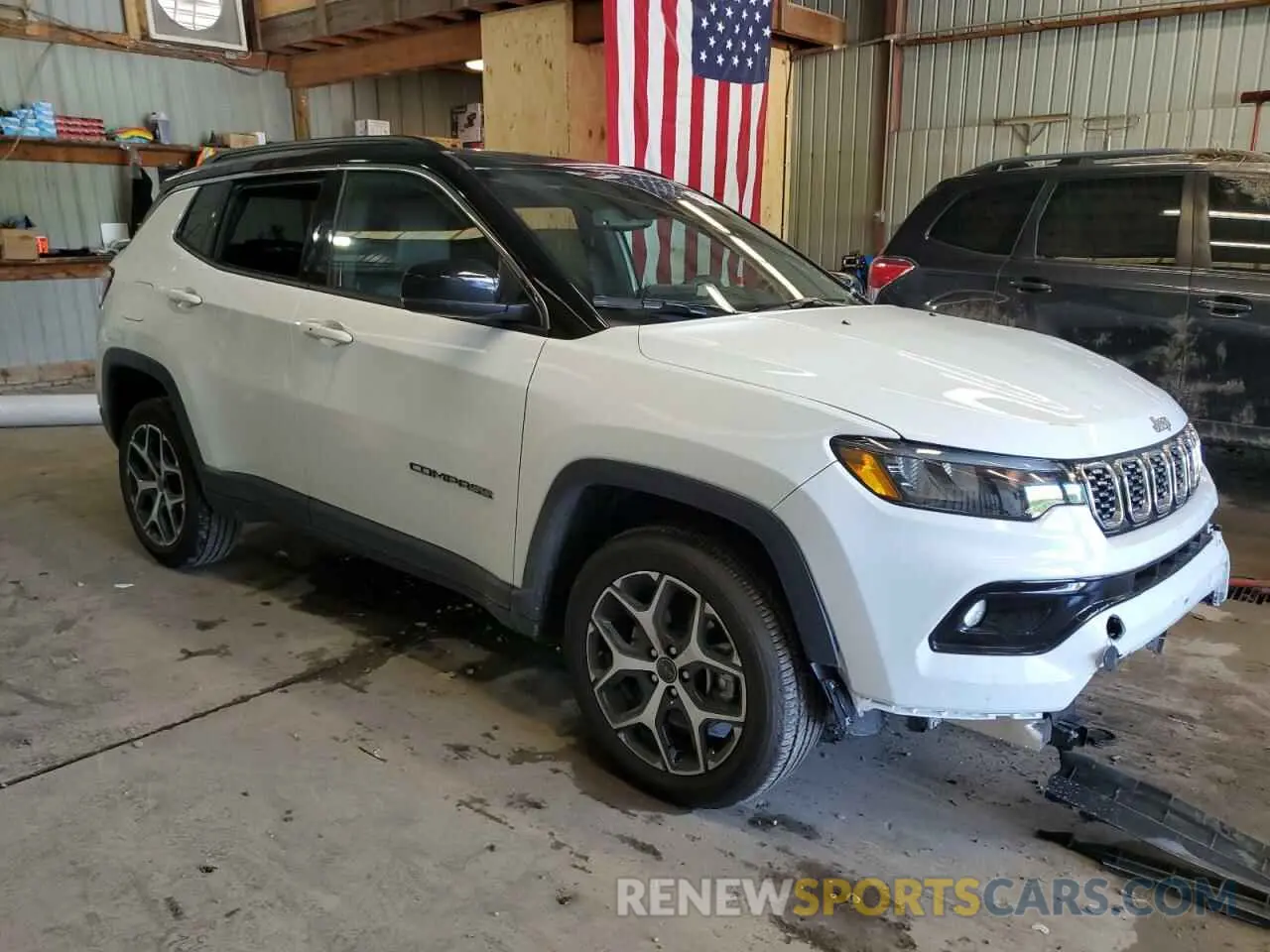 4 fotografías del automóvil dañado 3C4NJDCN4ST505739 JEEP COMPASS 2025