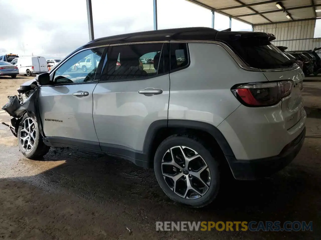 2 fotografías del automóvil dañado 3C4NJDCN4ST510097 JEEP COMPASS 2025