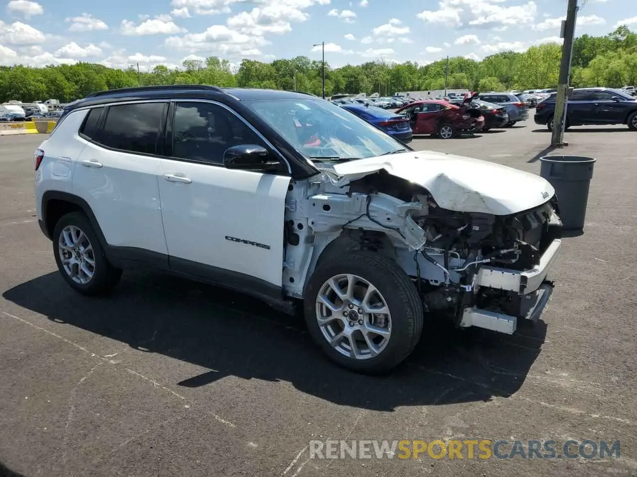 4 fotografías del automóvil dañado 3C4NJDCN4ST513226 JEEP COMPASS 2025