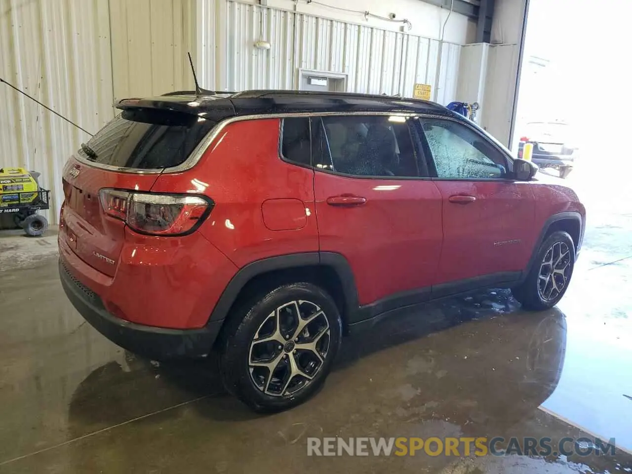 3 fotografías del automóvil dañado 3C4NJDCN4ST522749 JEEP COMPASS 2025