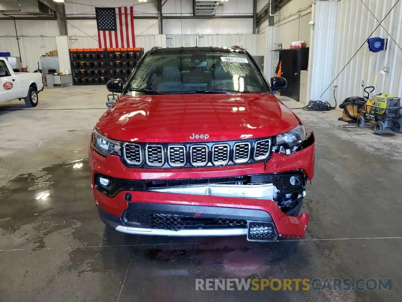 5 fotografías del automóvil dañado 3C4NJDCN4ST522749 JEEP COMPASS 2025