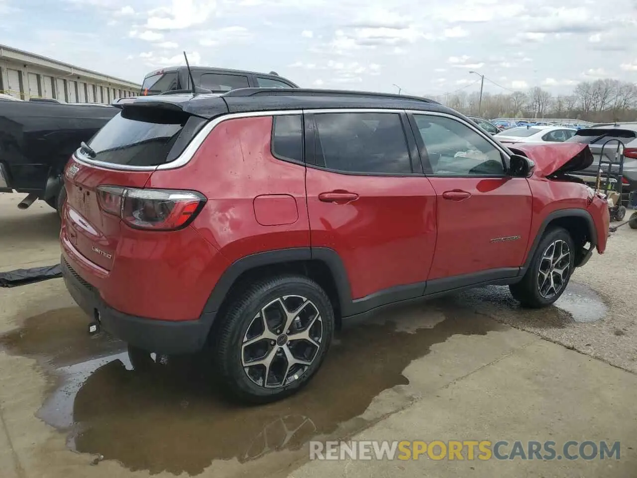 3 fotografías del automóvil dañado 3C4NJDCN4ST565102 JEEP COMPASS 2025