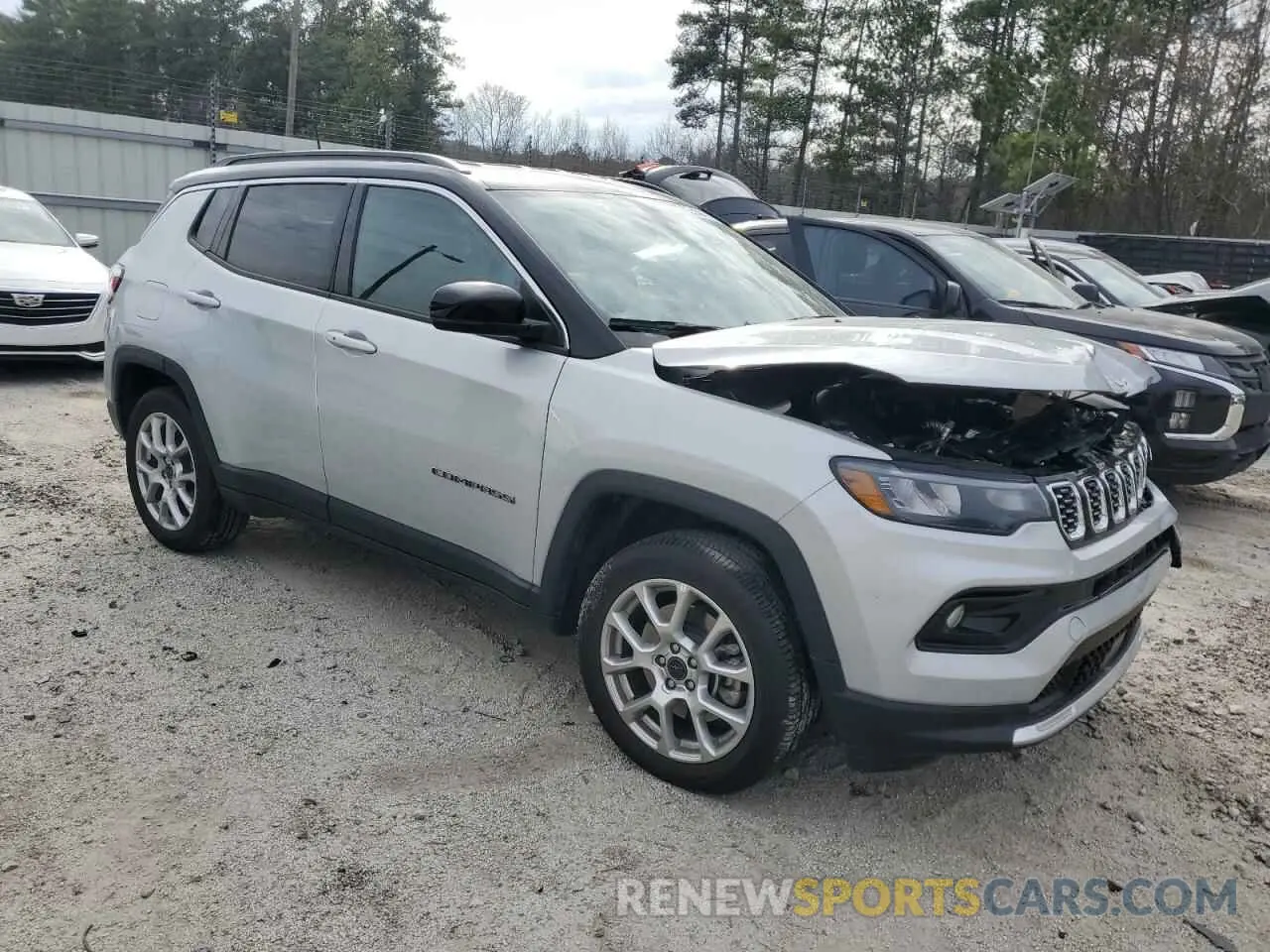4 fotografías del automóvil dañado 3C4NJDCN5ST518158 JEEP COMPASS 2025