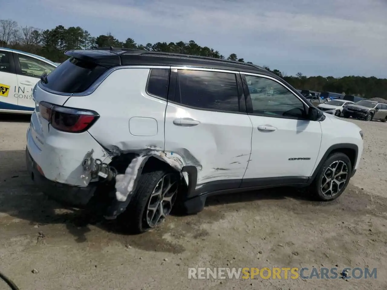 3 fotografías del automóvil dañado 3C4NJDCN5ST522131 JEEP COMPASS 2025