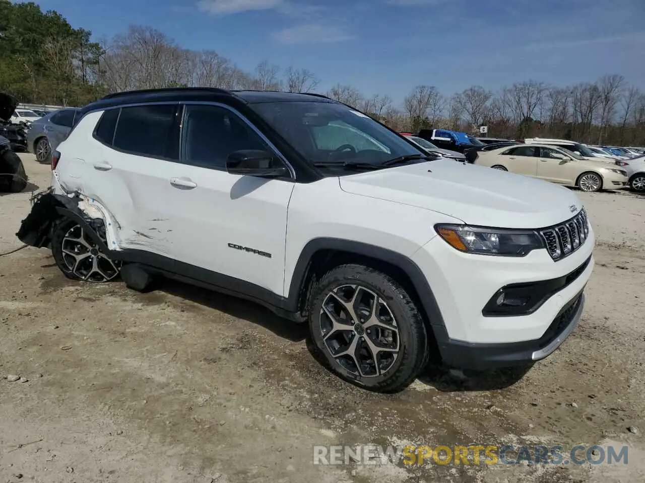 4 fotografías del automóvil dañado 3C4NJDCN5ST522131 JEEP COMPASS 2025