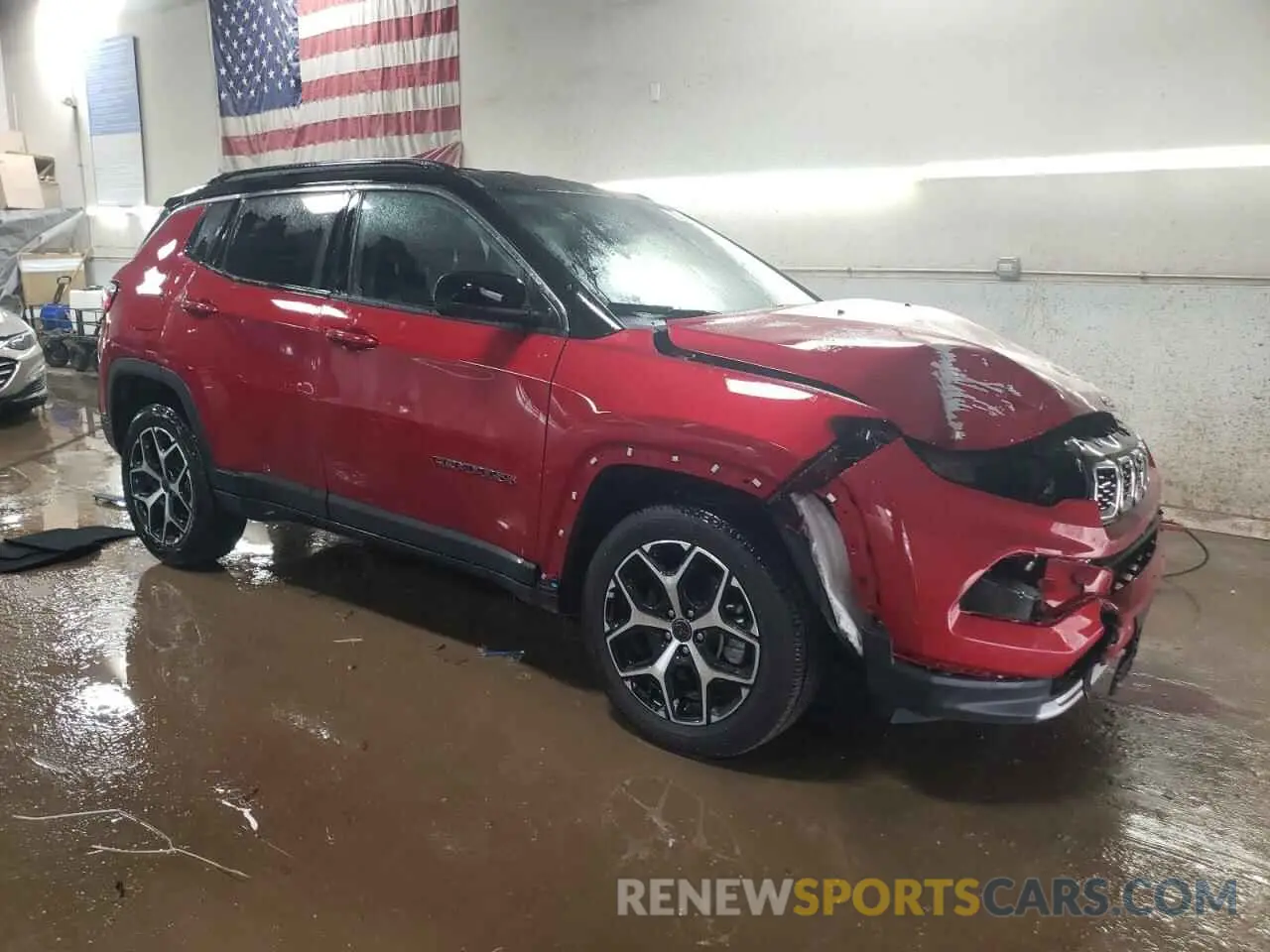 4 fotografías del automóvil dañado 3C4NJDCN5ST565528 JEEP COMPASS 2025